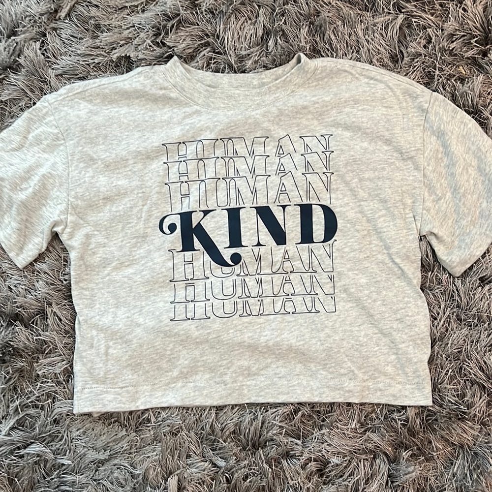 Girls Gap Teen Loose Crop T - L